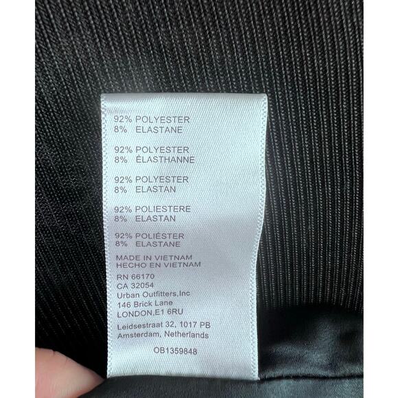 Urban Outfitters Karissa Bustier Corset Top Large Black Festival Concert Summer - Picture 6 of 6